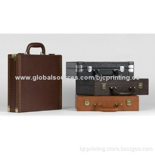 Cufflink box with velvet inner tray case